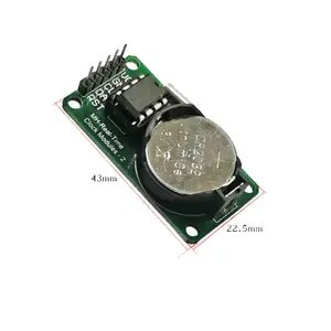 Timing With Battery CR2032 SCM Real-Time Clock Power Off Time Storage Timing Belt Battery Real-Time Clock Module DS1302
