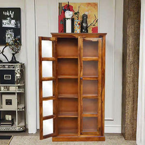 El moderno gabinete de madera maciza de DU'S, diseño de gabinete de almacenamiento grande con alta capacidad de almacenamiento, se puede utilizar como librería. - Product Image 2