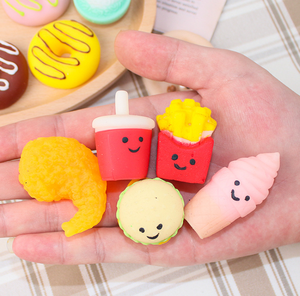 Juguete Sensorial Antiestrés Kawaii de Comida Rápida, Elástico y Blandito, con Forma de Donut, Hamburguesa y Mochi, Ideal como Recuerdo de Fiesta para Niños y Niñas - Product Image 4