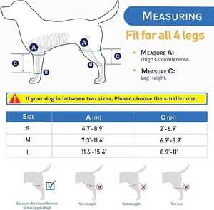 Gran oferta, protectores ajustables para piernas de mascotas, Protector de soporte, cinturón de rehabilitación, protección para perros - Product Image 6