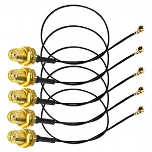 2.4GHz Hàn U. FL Nam để SMA nữ RF Cáp RG bện 1.13mm Đồng trục IPC Antenna cáp đồng trục cho truyền thông - Product Image 1