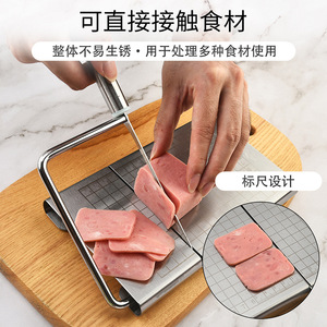 Coupe-fromage en acier inoxydable, coupe-pain, coupe-beurre, trancheuse, gadget de <span class=keywords><strong>cuisine</strong></span>, cadeau, emballage en boîte de couleur - Product Image 3
