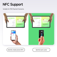 Tablette NFC 11 pouces Android POS, prise en charge des mises à jour de sécurité Android, 6 Go de RAM, 128 Go de ROM, terminal de paiement avec station de charge