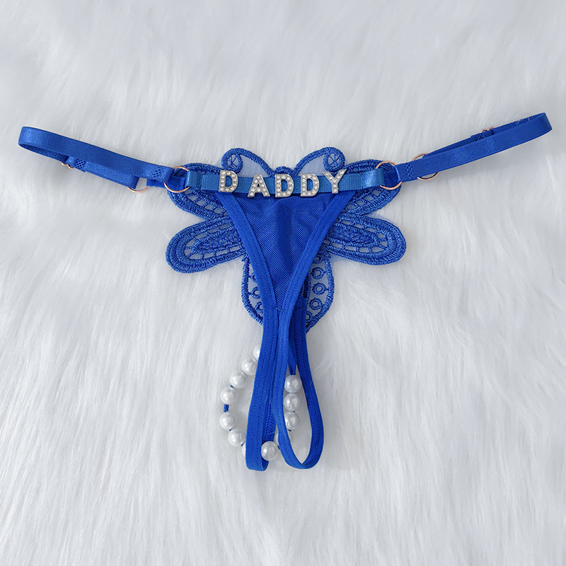 Blue with letter