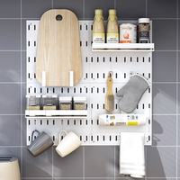Cuisine en acier inoxydable fournitures uniques articles tenture murale organisateurs d'étagères rangement supports de vaisselle assiette étagère à épices ensemble