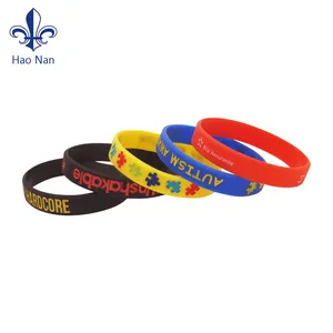 Articoli promozionali braccialetti con elastico per Festival incide cinturini da polso personalizzati per eventi
