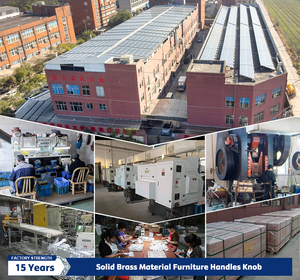 manija de latón martillado para muebles, tirador para <span class=keywords><strong>puerta</strong></span> de armario, cajón de dormitorio, unidad de cocina, perillas - Product Image 5