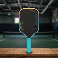 Raquette de pickleball MST Honeycomb 16 mm 230 g pour adultes, finition mate texturée, qualité tournoi, bordure colorée personnalisable, durable