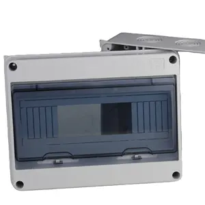 Impermeabile 8 modi porta trasparente in plastica abs ip66 elettrico a bassa tensione 8 modi scatola di distribuzione
