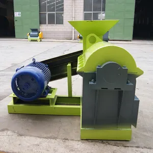 Fertilizer Mixing Machine Wet Organic Waste Grinder Straw Stalk Crusher For Poultri Feed Broyeur Fumier In Organic Fertilizer Production Line For Sale