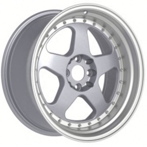 Jantes en alliage d'aluminium forgées Flrocky à 4 et 8 trous, 14, 15, 16, 17, 18, 19 pouces, pour voitures particulières, modèle cinq étoiles, en promotion - Product Image 1