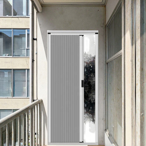 ZS Custom Modern Design Bi-folding Retractable Transparent Fly <strong>Mesh</strong> Mosquito Net Insect-proof Touch <strong>Door</strong> Window <strong>Screens</strong> - Product Image 3