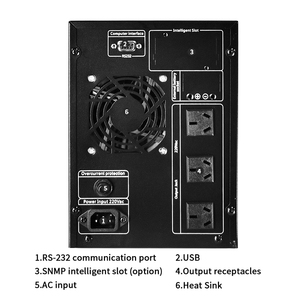 Groothandel Online 2kva Ups 50Hz 60Hz 0Ms Online Dubbele Conversie 220V-Ups Back-Up Voeding Voor <span class=keywords><strong>Computer</strong></span> - Product Image 4