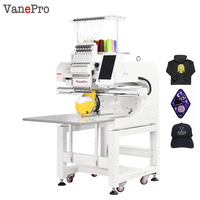Machine à broder informatisée multifonctionnelle VanePro à tête unique, 12/15 aiguilles, pour usage domestique, avec moteur et engrenages, excellent prix – Offre spéciale USA