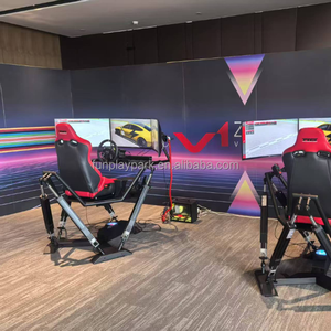 Гоночное кресло-симулятор 5060Ti 5070Ti из стекловолокна с тремя экранами для VR-гонок, для домашнего, коммерческого, аэропортового и школьного использования - Product Image 4