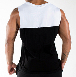 เสื้อกล้ามผู้ชายคุณภาพสูงจากผู้ผลิต น้ำหนักเบา ระบายอากาศได้ดี แห้งเร็ว ขนาดสั่งทำ ผ้าฝ้าย 100% สไตล์ลำลอง ถักทออย่างดี - Product Image 3