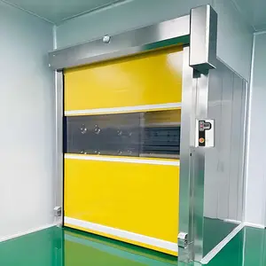 Ducha de aire de carga de puerta de persiana de PVC enrollable rápido automático de velocidad rápida