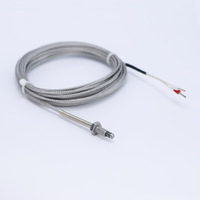 DWEL WRNT203 Sensor de temperatura M6 M8 Termopar Tipo de fábrica S/R/B/K/E/J/N/T RTD PT100 PT1000 PT200 para Reactor de caldera de estufa
