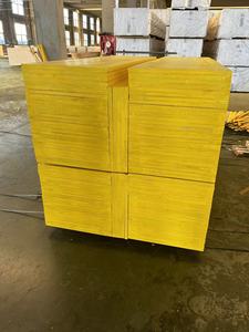 3000X500X21mm 3 plis fabrication de panneaux de coffrage bon <span class=keywords><strong>prix</strong></span> peinture <span class=keywords><strong>jaune</strong></span> pour la construction - Product Image 2