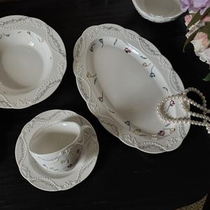 Ensemble de vaisselle en céramique pour la maison : assiettes, plats à dessert, plats à pâtes et tasses à boire - Vente en gros - Product Image 3