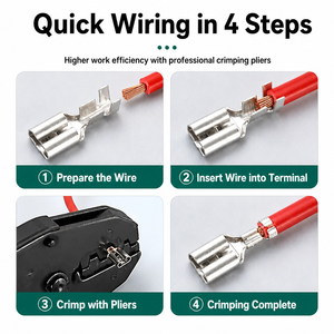 Connecteurs femelles à lame DJ623-E7.8 à déconnexion rapide, en laiton, plaqués étain, <span class=keywords><strong>7</strong></span>,8 mm, conformes CE RoHS, vente en gros et en vrac - Product Image 6