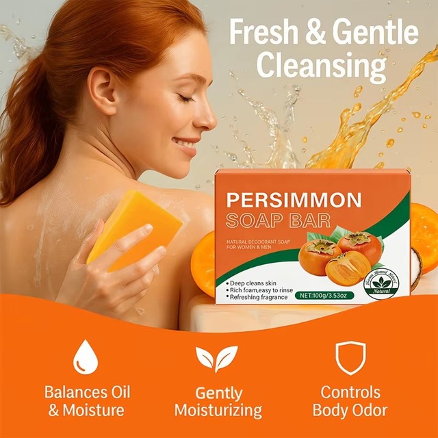 Organic Natural Handmade Herbal Anti-Acne Whitening Moisturizing Deodorizing Bar Soap for Men and Women Solid