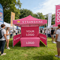 Tente de réception robuste 10x10 10x20, système pop-up personnalisé pour salons professionnels et événements extérieurs