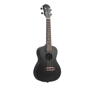 Muziekinstrumenten Sopraan Sapele 23 Inch Zwart Ukulele Nylon Snaren