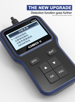 V322 Obd Ii conectores OBD 2 escáner ELM327 coche código Creader soporte completo OBDII/EOBD ABS plástico motor Detector OBD