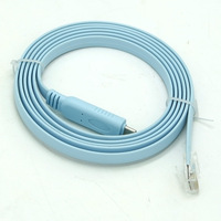 Cable de Consola USB-C a RJ45 de 1.8M con Núcleo de Cobre y Revestimiento de PVC FTDI para Depuración de Redes de Routers y Switches