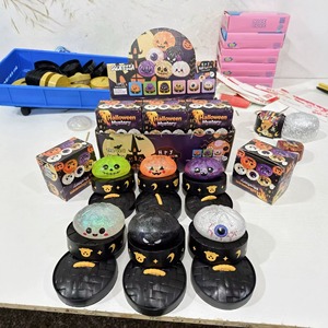 Caja Sorpresa de Halloween con Squishies de Dumpling, Juguete Antiestrés Brillante con Efecto Mármol para Niños, Ideal para Fiestas, Bonito Regalo Coleccionable - Product Image 3