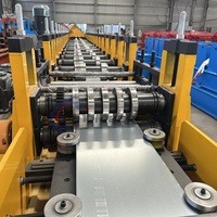 Machine de formage à froid de profilés en C en acier, à changement de taille automatique 80-300 mm, avec contrôle PLC personnalisé et système intelligent pour projets