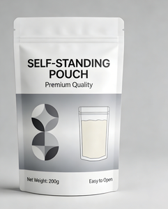 Sacs d'emballage en papier kraft compostable à 100 % imprimés sur mesure, sacs plats biodégradables à fermeture éclair pour chewing-gum, pizza, lait - Product Image 5