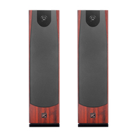 Altavoz de Torre de Alta Gama Nivel 2.0 Frontal para Sala de Estar de Tres Frecuencias Pasivo HiFi de Piso Tipo Estéreo de Madera para el Hogar
