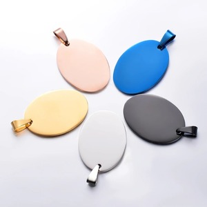 5pcs Stainless Steel <b>Dog</b> <b>Tags</b> Pendant Oval Shape Necklace Jewelry Pet ID <b>Dog</b> <b>Tags</b> <b>Collars</b> 5 Colors - Product Image 5