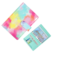 Carpeta de Cuero PU con Tapa Dura A5 A6, Anillas para Hojas Sueltas, Agenda, Planificador, Cuaderno de Presupuesto, Color Personalizado