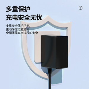 อะแดปเตอร์แปลงไฟติดผนัง Riddle 12V 1A สำหรับเราเตอร์ กล่องรับสัญญาณ อุปกรณ์เครือข่าย สีขาว สีดำ แบบกำหนดเองได้ - Product Image 6