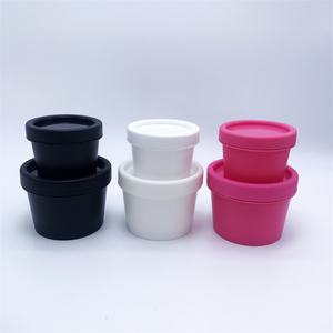 กระปุกพลาสติกแบบกำหนดเอง ขนาด 50 กรัม 100 กรัม 500 กรัม สำหรับบรรจุภัณฑ์อาหาร สีชมพู สีเหลือง สีเขียว กระปุกพลาสติก PP สำหรับครีมทาตา ครีมทาตัว ครีมทาผิว - Product Image 2