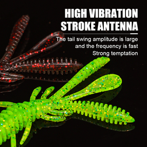 TGD Best 15 <span class=keywords><strong>leurres</strong></span> souples flottants <span class=keywords><strong>pour</strong></span> la pêche, en forme de crevettes, 5cm 6cm 7cm, en plastique, <span class=keywords><strong>pour</strong></span> la pêche au bar, à la truite, à la perche, au marlin et en eau salée - Product Image 5