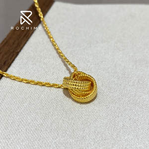 Collar de pompón Vintage Rochime, joyería fina de Plata de Ley 925 para mujer - Product Image 5