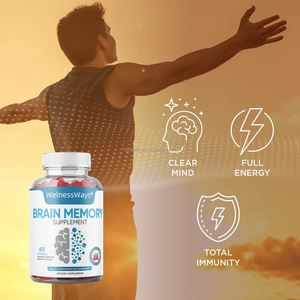Vegan Gummy Candy Alpha <span class=keywords><strong>Brain</strong></span> nootropika permen permen permen suplemen makanan pendukung kesehatan untuk mengingat kembali fokus memori dan ketajaman - Product Image 2