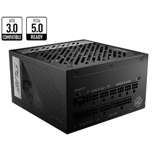 MSI MPG A1000G PCIE5 1000W Gaming Power Supply with 80 Plus Gold Certified and 100% Japanese 105 Capacitor