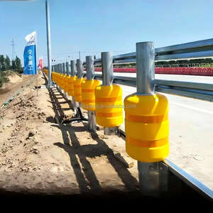 Barrière de sécurité rotative en polyuréthane EVA non réfléchissante à fort impact, galvanisée à chaud, taille personnalisable pour le trafic - Product Image 2