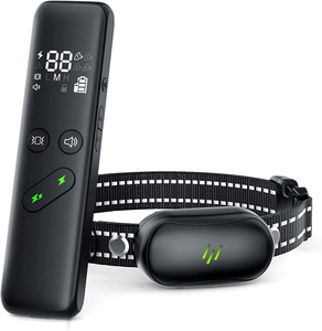 ปลอกคอฝึกสุนัขไฟฟ้ากันน้ำที่ได้รับการจัดอันดับสูงสุดตัวปรับพฤติกรรมแย่จากโรงงานที่ได้รับความไว้วางใจจากเจ้าของสัตว์เลี้ยงทั่วโลก - Product Image 1