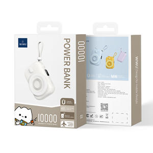 Banco de Energía de Alta Capacidad Gimas con Certificación C, Material de PVC para Aviones, WIWU Little Snail, USB Magnético Inalámbrico de 20W y 10000mAh - Product Image 3