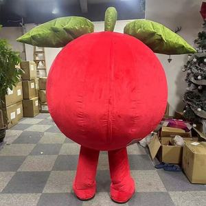 2 м Надувное яблоко взрослый размер смешной мультфильм фрукты тема серии талисман костюм - Product Image 6