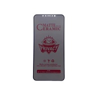Protection d'écran en céramique anti-espion 9D Nano de haute qualité, dureté 9H, pour iPhone 18 Pro, 17 Pro, 15 Pro Max
