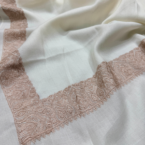 Embroidered <b>Shawl</b> Traditional Ethnic Wear for Women Daily Use All Seasons Satin Fabric India Pakistan Style - Product Image 6