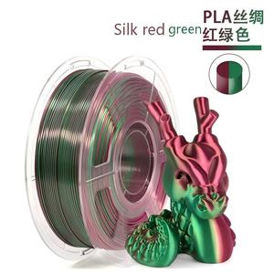 Resina PLA Tricolor 3D, 1 kg, Rojo Seda, Azul Cian, 1.75 mm de Diámetro, Filamento de Plástico para Impresora 3D - Product Image 4