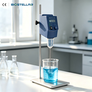 BIOSTELLAR LCD デジタルオーバーヘッドスターラー実験室用機械ミキサー 20L 40L 70L ブラシレス <span class=keywords><strong>DC</strong></span> モーター高トルク - Product Image 4